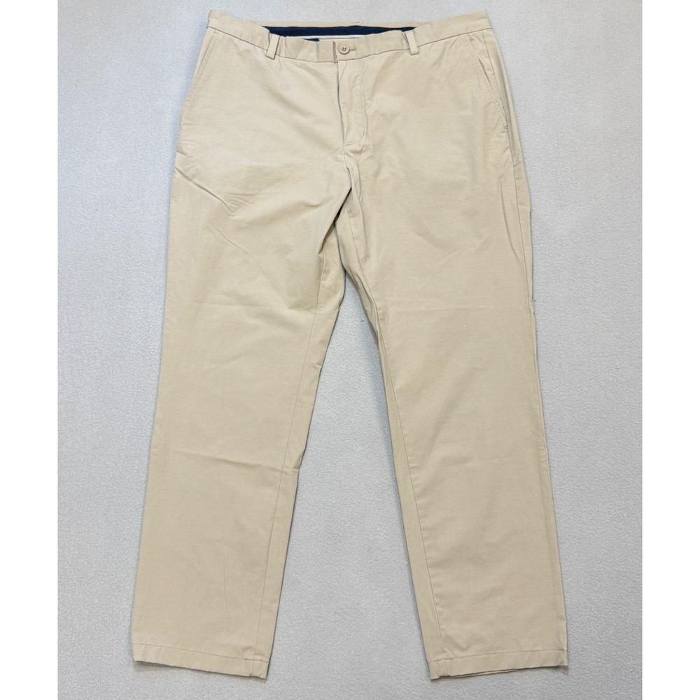 VINEYARD VINES On The Go OTG Pant Mens 38x30 Beige Performance Stretch Golf